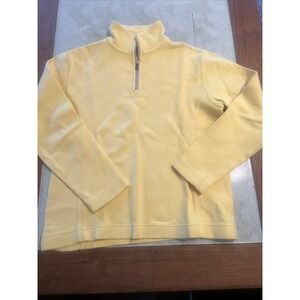 Tommy Bahama Yellow Zip Up Sweater